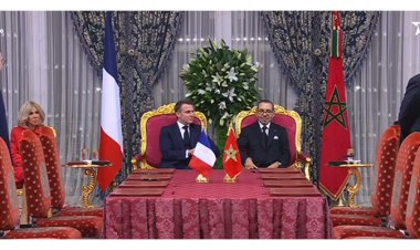 Économie bleue: Macron encense la vision royale