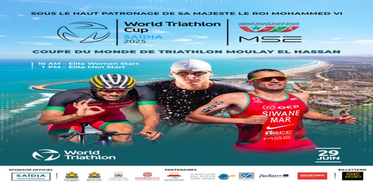 Triathlon : Saïdia Mediterrania accueille la Coupe du Monde Moulay El Hassan 2025